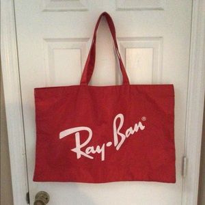 Vintage RAY-BAN Oversized Tote Bag
